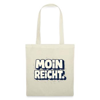 Moin reicht norddeutscher Spruch - Stoffbeutel - Rot - Vorne