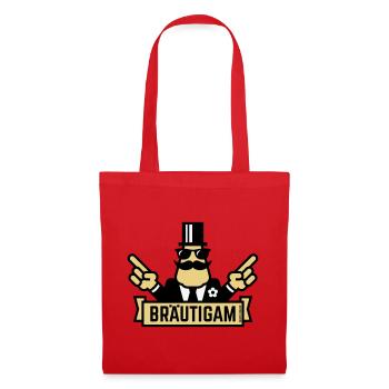 Concours de la main du marié (enterrement de vie de garçon / enterrement de vie de garçon / 3C) - Sac en tissu - rouge - Devant