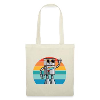 Retro Ki robot for technology lovers & robot fans - Tote Bag - red - Front