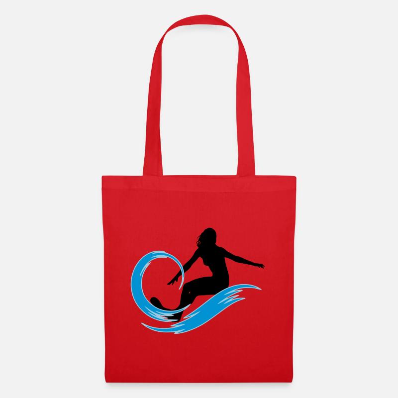 surfer - Tote Bag - red