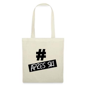 hastag apres ski - Sac en tissu - rouge - Devant