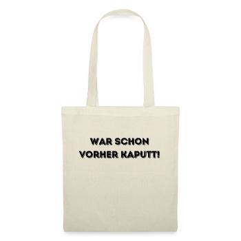 Kaputt - Stoffbeutel - Rot - Vorne