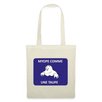 Short-sighted as a mole - Tote Bag - red - Front