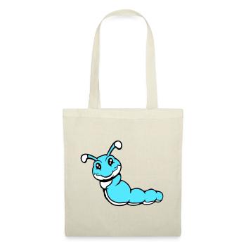 Caterpillar sweet sweet little smiles friendly happy - Tote Bag - red - Front