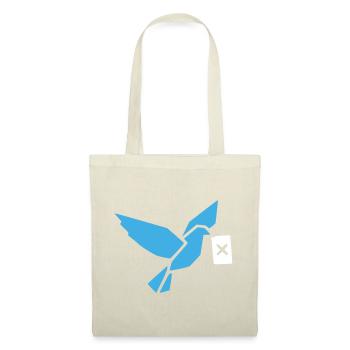 Origami Bird Dove Geometric - Tote Bag - red - Front