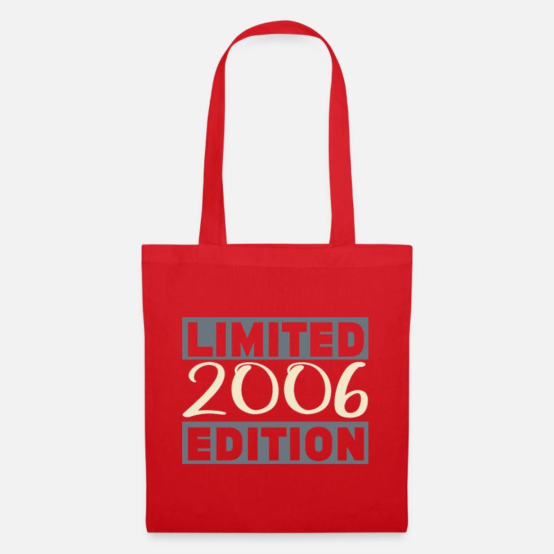 Vintage 2006, 20-jähriges Jubiläumsgeschenk - Stoffbeutel - Rot
