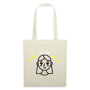 ange-visage-radiant-beauté-amour-propre - Sac en tissu - rouge - Devant