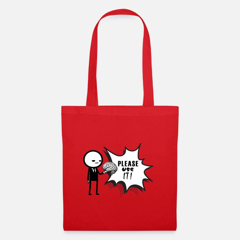 pls_use_it - Tote Bag - red