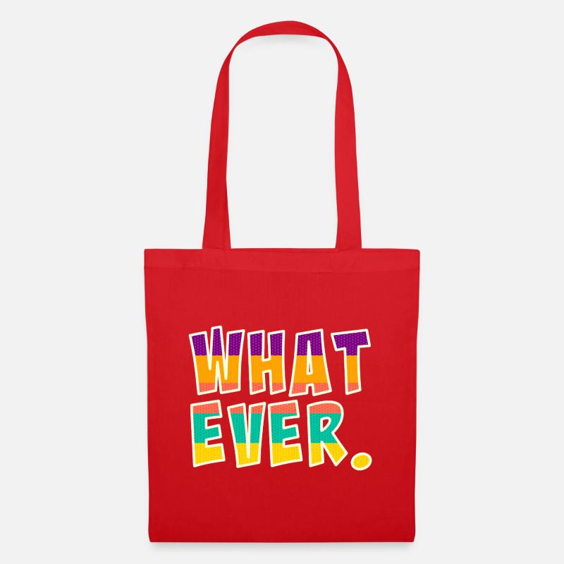 Whatever - Tote Bag - red