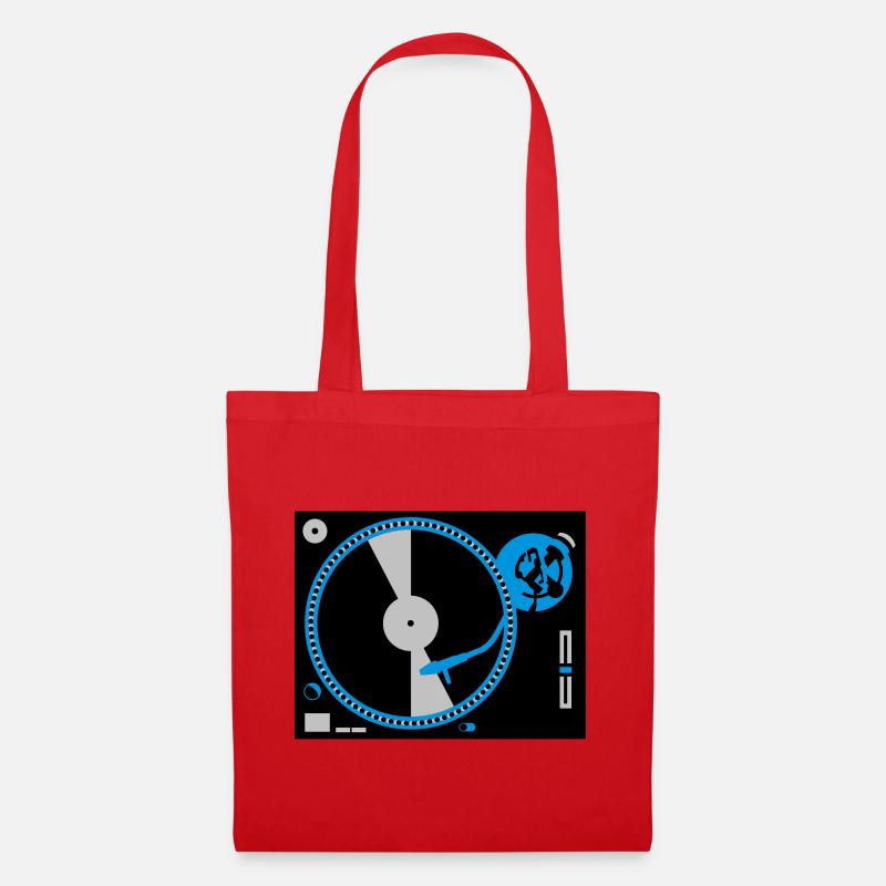 turntables - Sac en tissu - rouge