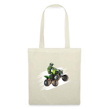 Motorrad, Quad - Stoffbeutel - Rot - Vorne