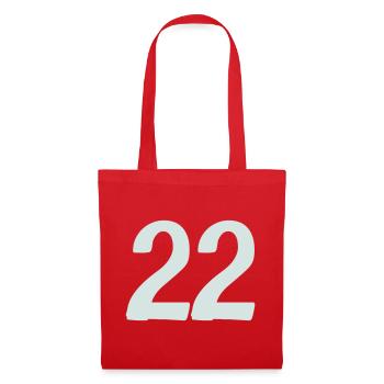 22- - Tote Bag - red - Front