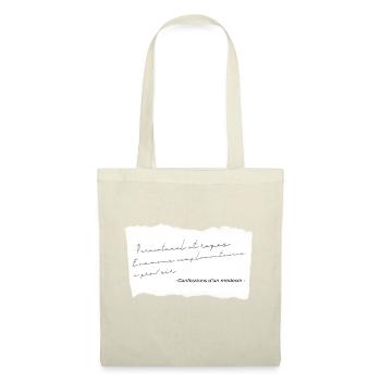Confessions d'un médecin – Humour médical - Sac en tissu - rouge - Devant