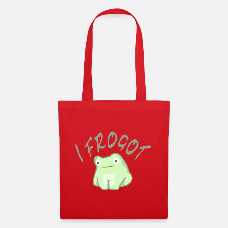Frogot light - Tote Bag - red