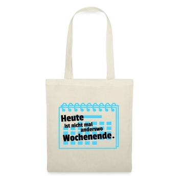 Nowhere weekend - Tote Bag - red - Front