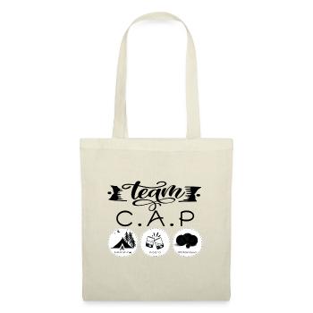 Team CAP camping apero petanque - Sac en tissu - rouge - Devant