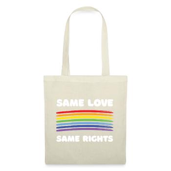 LGBTQ+ Pride Month - Gleiche Liebe. Gleiche Rechte. - Stoffbeutel - Rot - Vorne