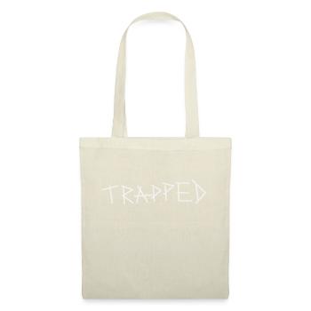 Trapped grunge punk Schriftzug - Stoffbeutel - Rot - Vorne
