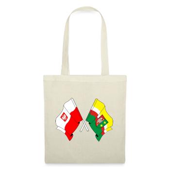 Flag of Poland, Lubusz crossed - Tote Bag - red - Front