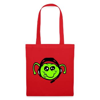 Gamer Headset Caterpillar Nerd Gaming Headphones Play - Tote Bag - red - Front