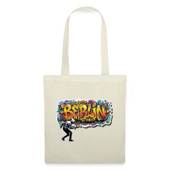 Berlin Graffiti Skyline Urban Streetwear Style - Tote Bag - red - Front