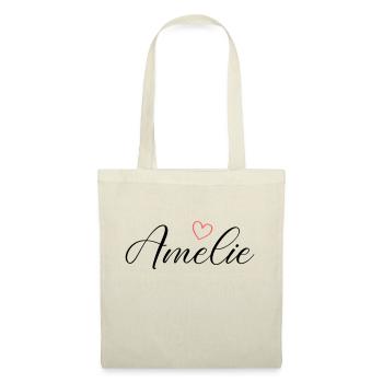 Amelie Name - Tote Bag - red - Front