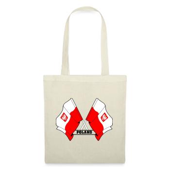 Poland Crossed Flags - Tote Bag - red - Front