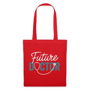 Future conception du stéthoscope Doctor - Sac en tissu - rouge - Devant