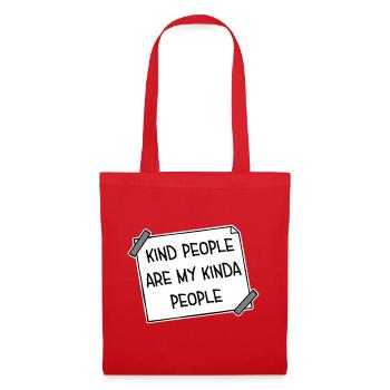 Les gens gentils sont mon genre de gentillesse - Sac en tissu - rouge - Devant