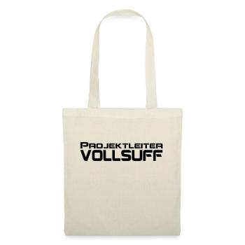 Projektleiter VOLLSUFF - Stoffbeutel - Rot - Vorne
