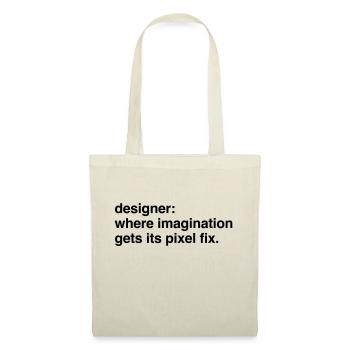 Designer Designerin Design 006 - Stoffbeutel - Rot - Vorne