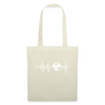 Soccer Heartbeat - Soccer Lover Gift - Tote Bag - red - Front