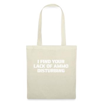 Humour pour les amateurs d’armes à feu – Ammo Disturbing - Sac en tissu - rouge - Devant