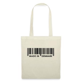 Bar Code Made in Denmark - Tote Bag - red - Front