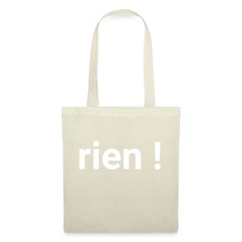 rien - Sac en tissu - rouge - Devant