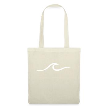 Welle wave Surfen Wasserratte Surfer - Stoffbeutel - Rot - Vorne