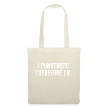 Les nerds de grammaire adorent les signes de ponctuation - Sac en tissu - rouge - Devant
