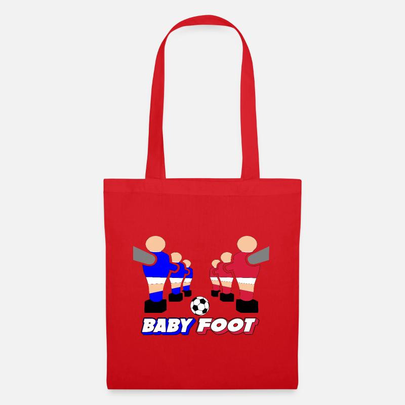 Calcio balilla - Borsa di stoffa - rosso