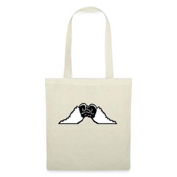 2 Llamas Fists Hairy Monkey Team Friends Fist Pump - Tote Bag - red - Front