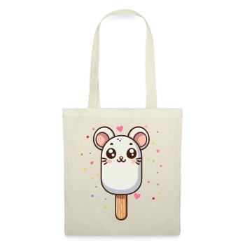 Motif de glace souris mignon pour l’été - Sac en tissu - rouge - Devant