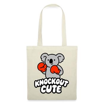 Knockout Cute Koala with Boxing Gloves - Tote Bag - red - Front