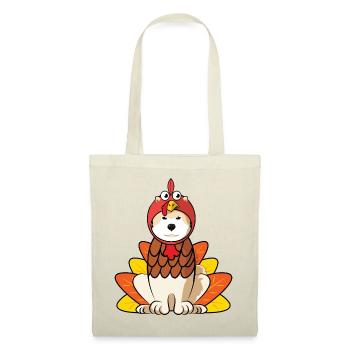 Hokkaido chien Thanksgiving Turquie Costume chien Maman - Sac en tissu - rouge - Devant