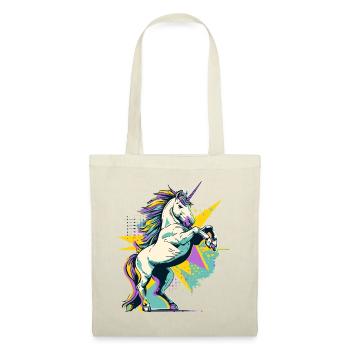Licorne Pop Art Magie Fantastique Colorée Magie Conte de Fées Magie - Sac en tissu - rouge - Devant