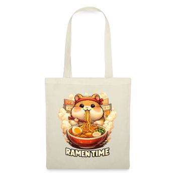 Temps de ramen de hamster : nouilles kawaïennes - Sac en tissu - rouge - Devant