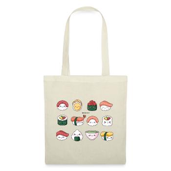 Kawaii sushi - Tote Bag - red - Front