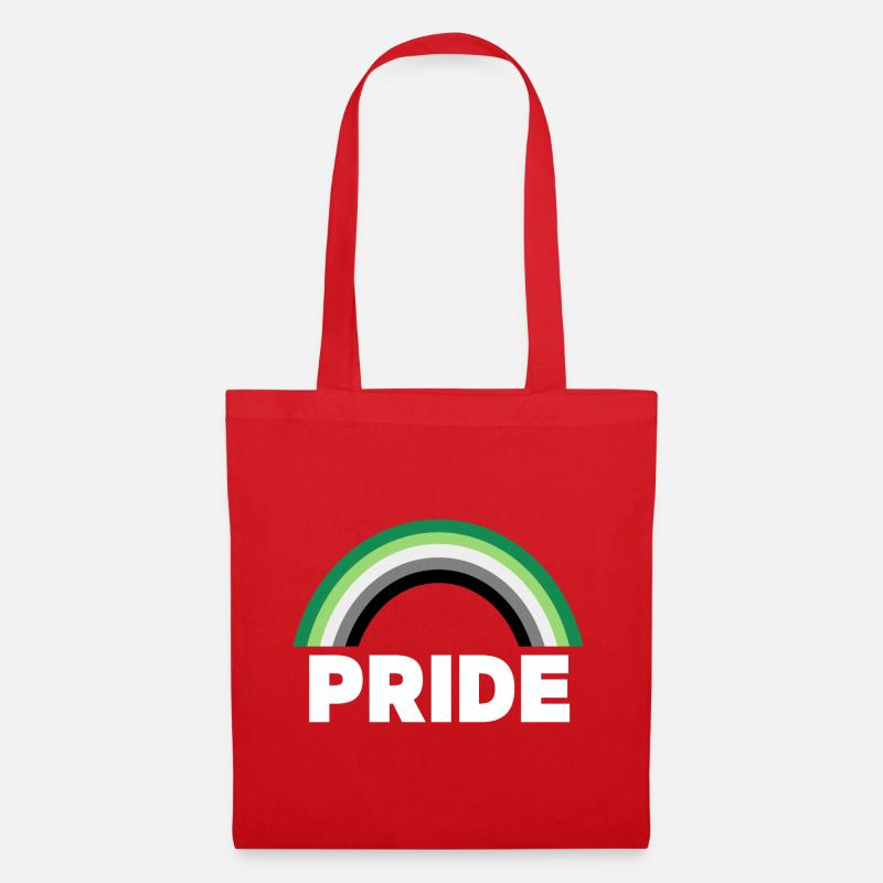 Aromantic Pride - Tote Bag - red