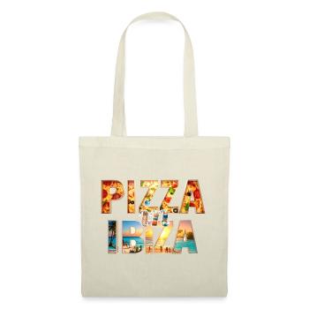 Pizza à Ibiza - Sac en tissu - rouge - Devant