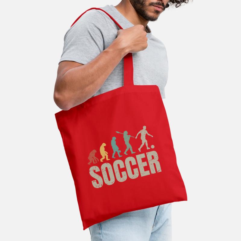 Fußball Evolution | Soccer Evolution Stoffbeutel