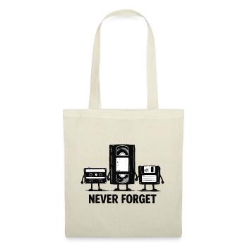 Never Forget Retro Tech - Tote Bag - red - Front