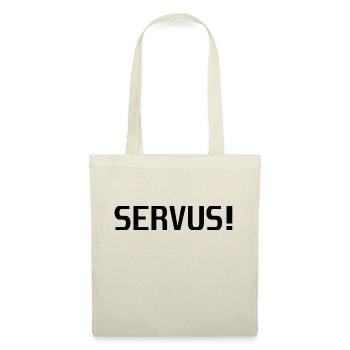 servus! - Stoffbeutel - Rot - Vorne